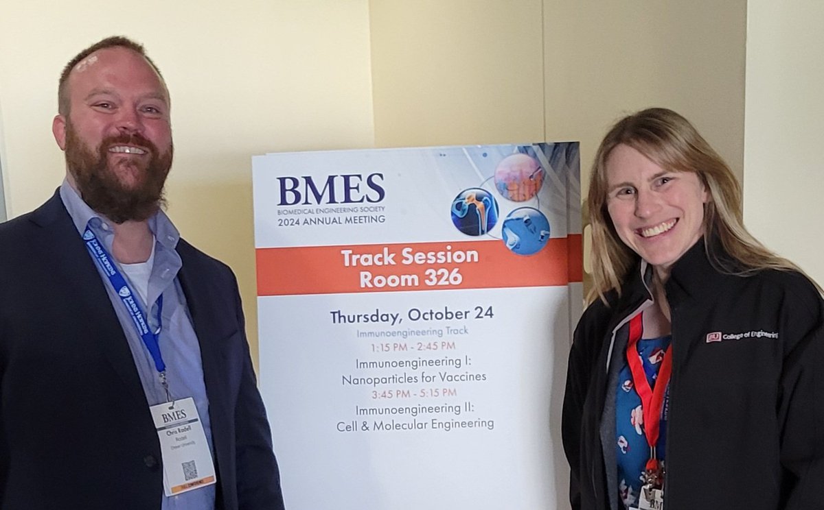 Chris Rodell (@chrisrodell2) on Twitter photo Oops! I think we shattered fire codes w lines out the door. If you're here for the #Immunoengineering sessions at #BMES2024, get there early! Shootout to Track chairs <a href="/DrMTeplensky/">Michelle Teplensky</a>, <a href="/WilsonLabVU/">Immunoengineering Lab</a> & <a href="/LizWaynePhD/">Liz Wayne</a> for putting together a great program. Oops! I think we shattered fire codes w lines out the door. If you're here for the #Immunoengineering sessions at #BMES2024, get there early! Shootout to Track chairs <a href="/DrMTeplensky/">Michelle Teplensky</a>, <a href="/WilsonLabVU/">Immunoengineering Lab</a> & <a href="/LizWaynePhD/">Liz Wayne</a> for putting together a great program.