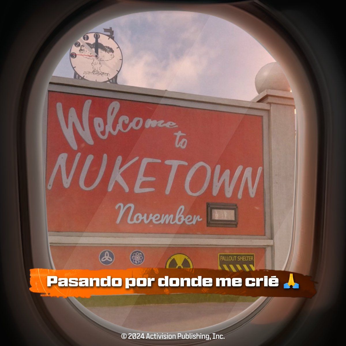 CallofDutyLATAM's tweet photo. Mi hogar, mi santuario, mi vecindario, mi barrio 🙏 

Nuketown regresará el 1 de noviembre. https://t.co/lDIvqEK0x3