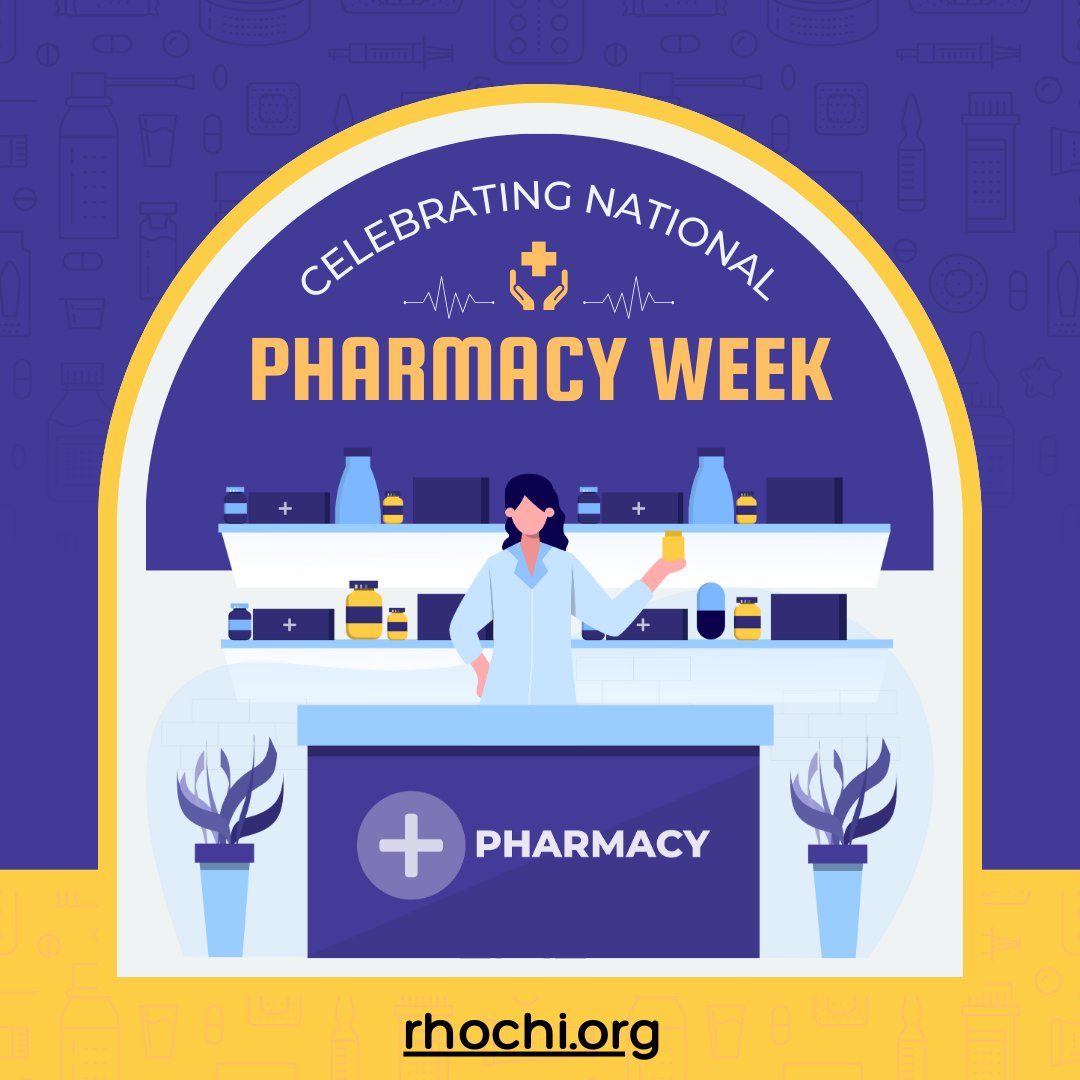 Join us in celebrating National Pharmacy Week, a time to recognize the invaluable contributions of pharmacists and pharmacy technicians!
Thank you for all that you do! #rhochiforlife