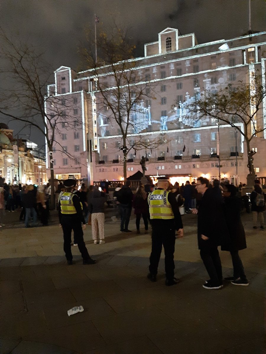 WYP_Servator's tweet photo. The specially trained officers from #Projectservator are deploying around Leeds this evening, talking to all those people enjoying #LightNightLeeds2024. Remember to report any suspicious behaviour to the police or event staff #TogetherWeveGotItCovered https://t.co/XrBQNeWKXv