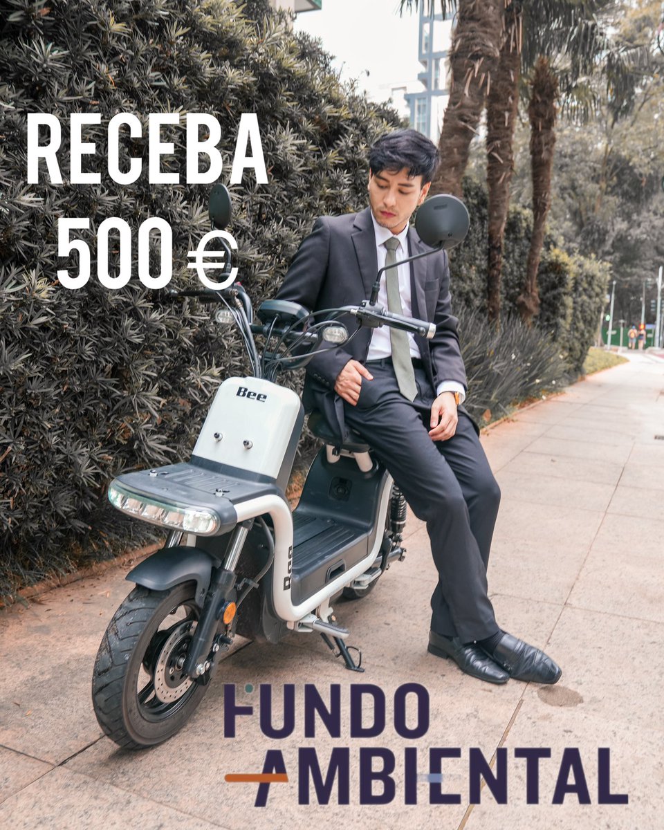BeeElectricas's tweet photo. RECEBA 500 € 💥

🍃Fundo Ambiental de 2024 está a oferecer 500 € ou mais em incentivos para a compra de scooters e bicicletas elétricas

#fundoambiental2024 #fundoambiental #mobilidadeurbana #mobilidadeativa #scooter #ebike #bicicletaelectrica #scootereletrica https://t.co/PH4Owy74Vx