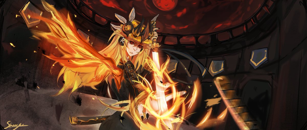 #EmpyrorART Holy shit ive revived back from the dead after awhile and the 3rd time im drawing a submission for <a href="/EmpyrorART/">Empyror</a> LlOLL