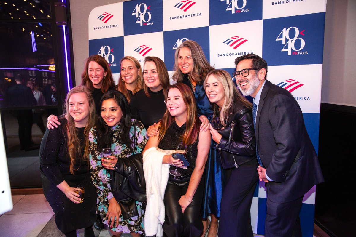 Last night was incredible! We had the privilege of honoring the 2024 #PRWeek40Under40 class and  the inaugural NextGen Award winners. Congratulations to all of our honorees and thank you to everyone who came to support these leaders!