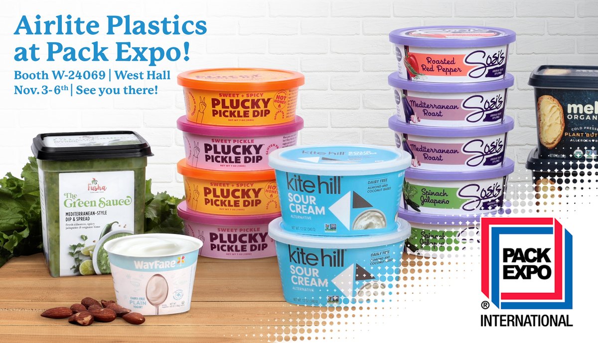 Will you be joining us at Pack Expo International this year?
 
Come say hi:
November 3-6th, 2024
West Hall, Booth W-24069. 
We hope to see you there! 
 
#PackExpoInternational #PACKEXPO2024 #PackExpo