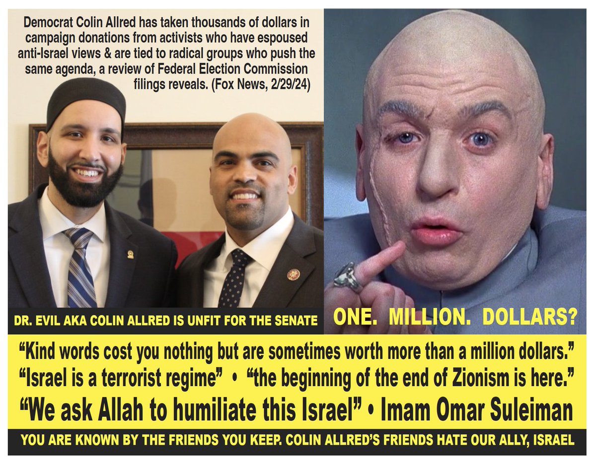 JohnRankin13's tweet image. Colin Allred: You are known by the friends you keep! #Texas #Dallas #FortWorth #SanAntonio #Houston #ElPaso #terrorism #CorpusCristi #Catholic #TikTokライブ #Moms #txlege #Texarkana #Israel #HAMAS #Kamalasborder #Alamo #SaveNaama #Amarillo #Waco #Alamo #Lubbock #Hostages #Gaza