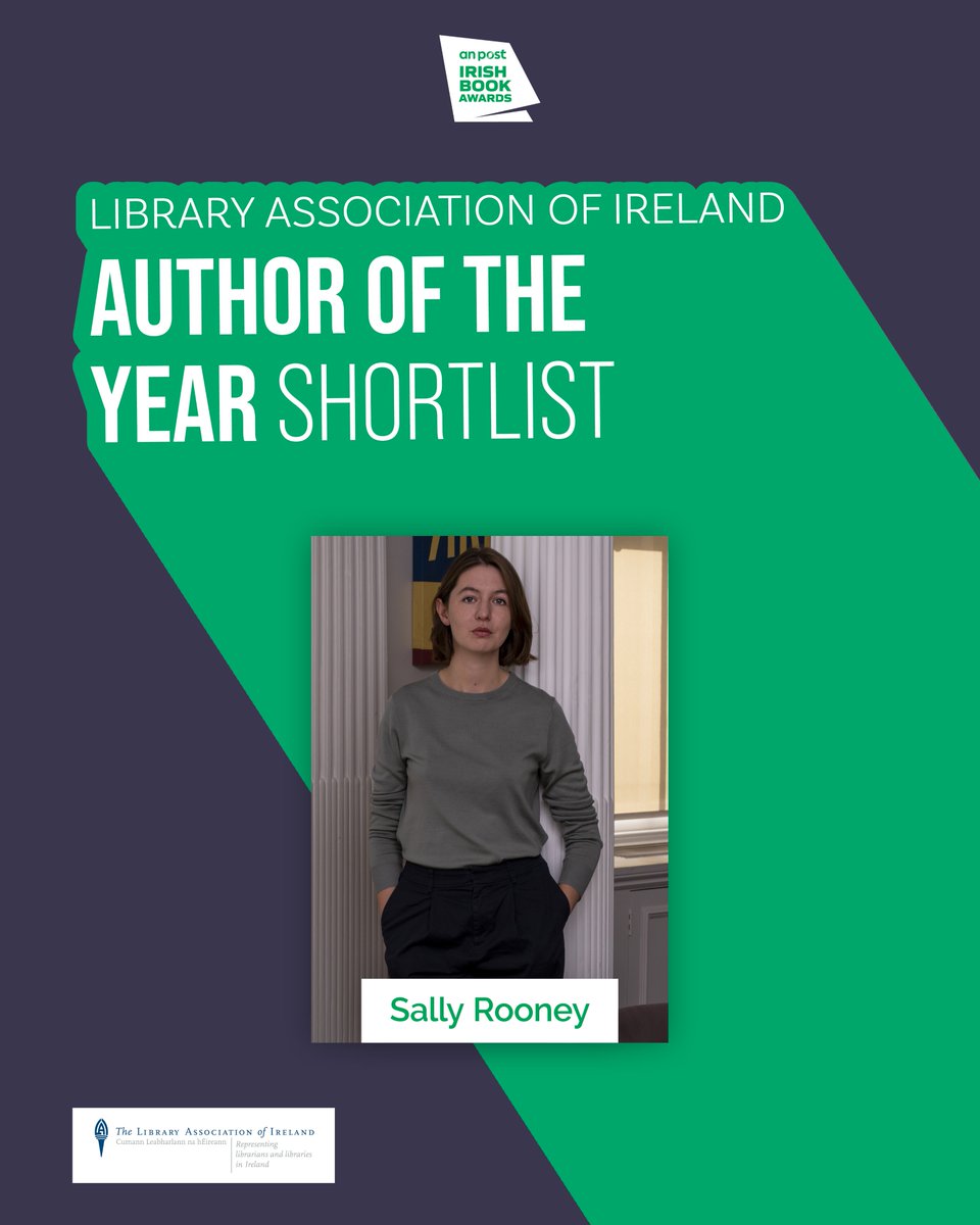We're delighted that Marie-Louise Fitzpatrick has been shortlisted for the Teen &amp; Young Adult Book of the Year, and Sally Rooney has been shortlisted for both Novel of the Year and Author of the Year in the 2024 An Post Irish Book Awards 🎉

irishbookawards.ie/news/shortlist…