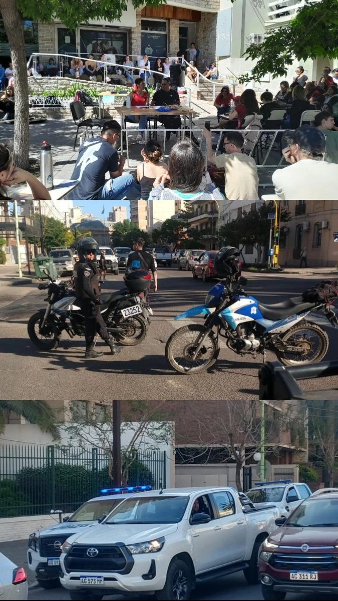 Urgente: La policía bonaerense amedrenta a estudiantes y docentes en clase publica de la UNS en defensa de la educación el Alem 235. <a href="/fsusbielles/">Federico Susbielles</a> es responsable de la seguridad de docentes y estudiantes presentes. <a href="/canalsietebb/">Canal Siete - Bahía Blanca</a> <a href="/Canal9Bahia/">Canal Nueve</a> <a href="/canal26noticias/">CANAL 26</a>