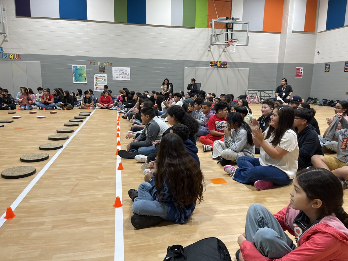McGheeWolves's tweet photo. We had a DRUM-Tastic!! Time during our Mobile Ed productions Assembly today! We learned how music is considered a universal language! 🥁🪘🌎
#MesFamily #WeareChannelview https://t.co/OLOwpQE5Q5