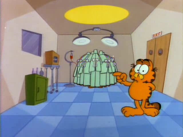 LostGarfields's tweet image. Garfield explains how under a Kamala Harris presidency scenes like this (an incarcerated homeless pedophile illegal immigrant receiving a taxpayer sponsored gender reassignment surgery) will not only become commonplace but will become mandatory for you and your family