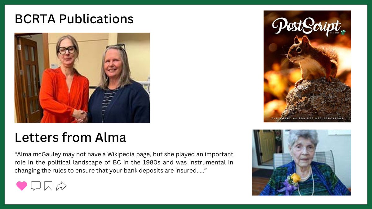 BC Retired Teachers' Association tweet media