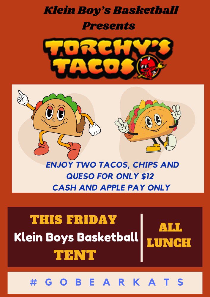 Excited for the Klein High School Jamboree tomorrow(Friday) during all lunches! Come join us.