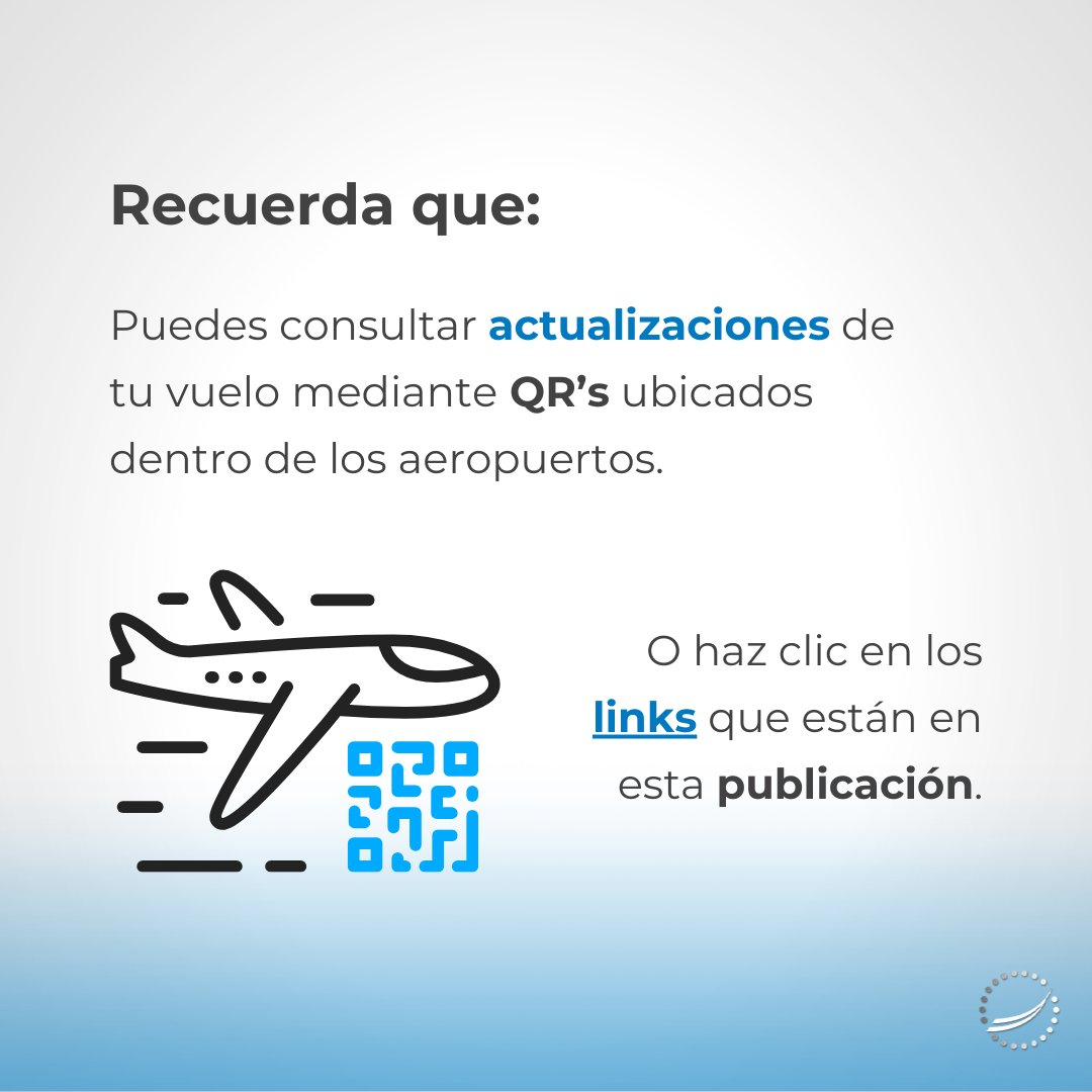 📢 ¡Atención Pasajero!
✈️Consulta el estatus de tu vuelo aquí:

LLEGADAS 🔗 fidsoma.com/fligths/CJS/LL…
SALIDAS 🔗 fidsoma.com/fligths/CJS/SA…