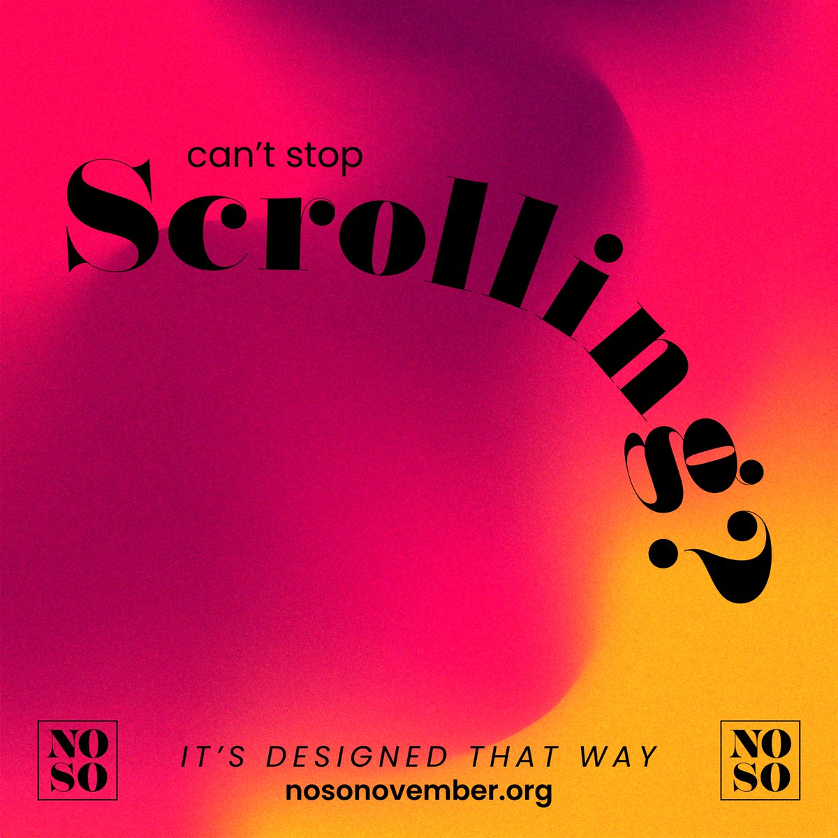 Feel like you can’t stop scrolling, having a lack of control, agency, and increased compulsion to use your phone? It was designed to be this way. It takes approximately 30 days to reset your dopamine systems- try the detox #NoSocialMediaNovember #NoSo