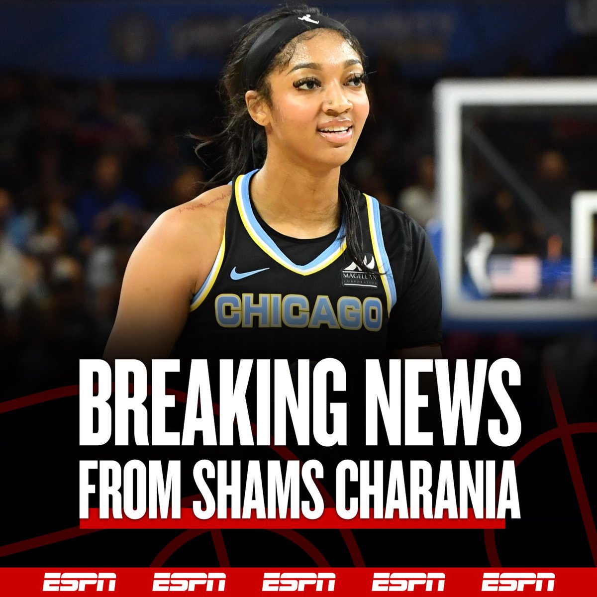 Chicago Sky star Angel Reese has agreed to a multiyear endorsement contract extension with Reebok – with a signature shoe release in 2026, ESPN has learned. Reese set the rookie record for rebounds in a single season while averaging the most rebounds (13.1) in WNBA history.
