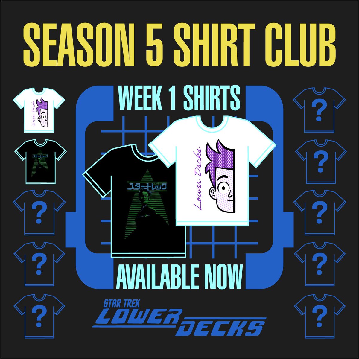 TitmouseInc's tweet image. #StarTrekLowerDecks Season 5 premieres TODAY on @paramountplus with 2 mind-melding episodes, which can only mean one thing... 2 BRAND NEW TEES!

Order them individually OR subscribe to the full Shirt Club! 

ONLY 1 WEEK LEFT TO JOIN!
titmousestuff.com/collections/st…

@StarTrek…