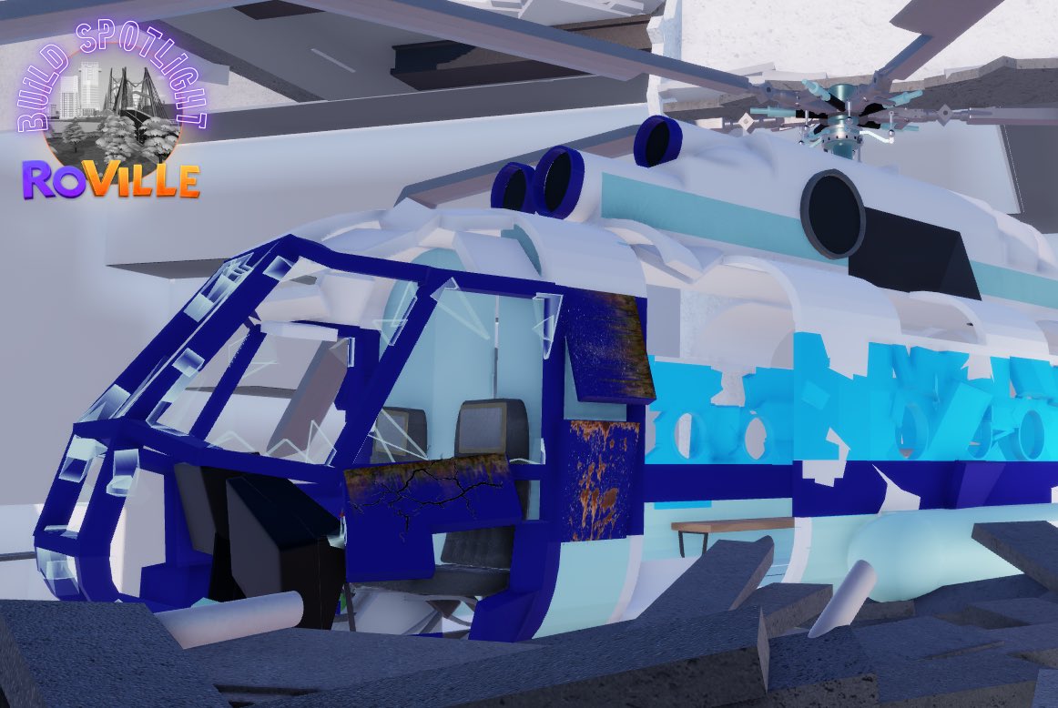 CrystalBloxTeam's tweet image. Featured Build: Crashed helicopter by ily_icee, If you want a chance to be featured simply share your creations over in our discord RoVille-Builds channel.💥🚁
#RoVille #RoVilleRoblox #RoVilleHalloween #RobloxHalloween #Halloween #HeadlessHorseman #Roblox #RovilleSpotlight