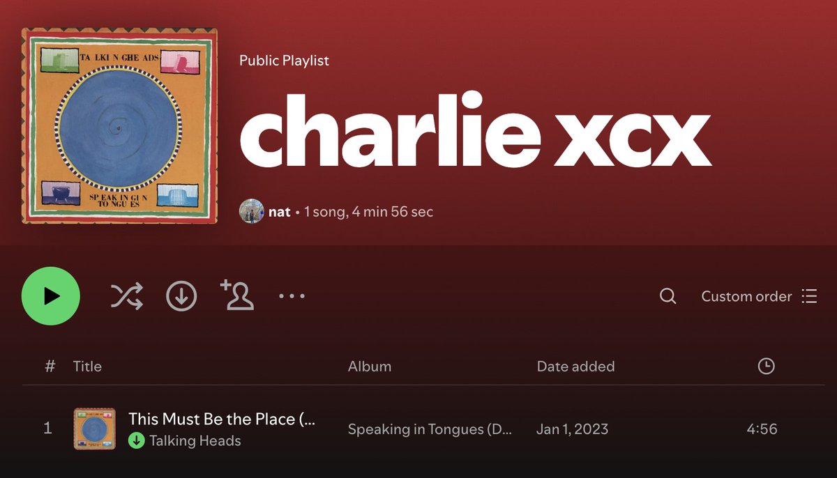 i laugh every time i see this playlist i made when i was drunk on new year's