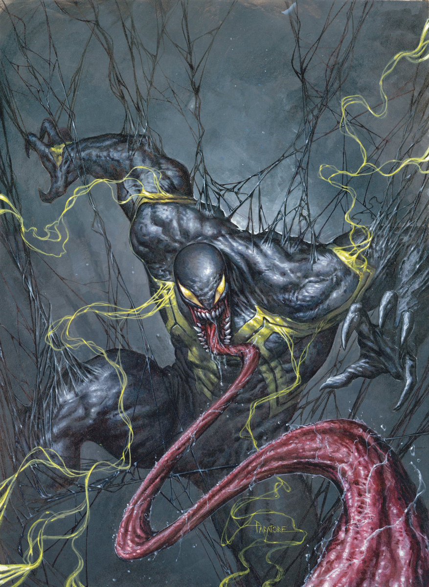 DavideParatore6's tweet photo. All new venom 2 variant cover
#veonm #eddiebrock #symbiote #cover #marvelcomics #acrilicpainting #artwork #comicart #coverart #marvel #venommovie #venomthelastdance https://t.co/qWhCQ575yP