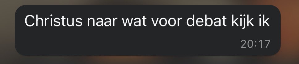 Echte vrienden kijken naar je algemene beschouwingen 🥰