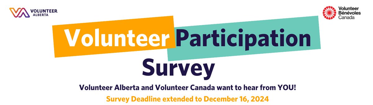 Volunteer Alberta (@volunteerab) on Twitter photo Calling all volunteers and nonprofit professionals! VA and <a href="/VolunteerCanada/">Volunteer Canada</a> are conducting two surveys to understand the state of volunteerism in Canada.
📊Nonprofit Survey: surveymonkey.com/r/QY9D6ZX
📊Volunteer Survey: surveymonkey.com/r/7BRYBST
🌐volunteeralberta.ab.ca Calling all volunteers and nonprofit professionals! VA and <a href="/VolunteerCanada/">Volunteer Canada</a> are conducting two surveys to understand the state of volunteerism in Canada.
📊Nonprofit Survey: surveymonkey.com/r/QY9D6ZX
📊Volunteer Survey: surveymonkey.com/r/7BRYBST
🌐volunteeralberta.ab.ca