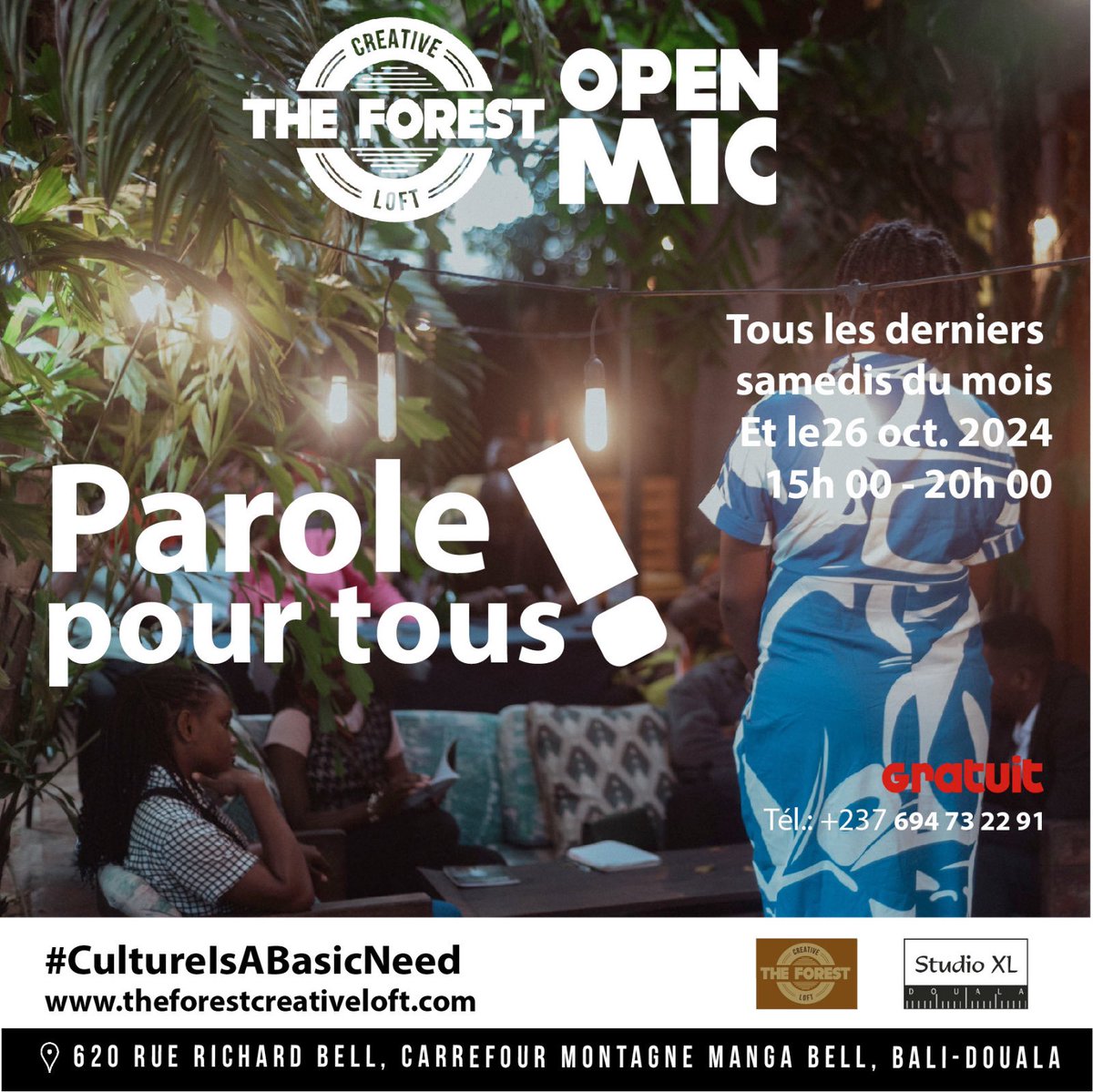 TheForestLoft's tweet photo. On se dit à samedi ? 15h!

#NeVenezPasSeul

#TheForestOpenMic
#CultureIsABasicNeed 
#DroitALaParole #artdéclamatoire #culture
#the_forest_creative_loft https://t.co/RhLO7Anj9S