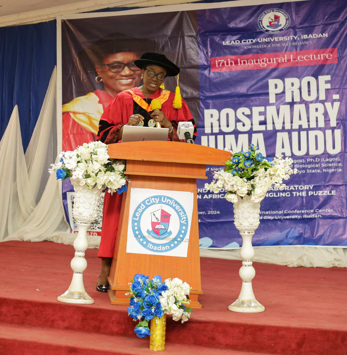 nimrnigeria's tweet photo. The management and staff of NIMR congratulate her on the successful delivery of her lecture.
@MicrobioNIMR
#inaugurallecture
#Medicalvirology
#Laboratorydiagnostics https://t.co/ny4Rsx9Ggu