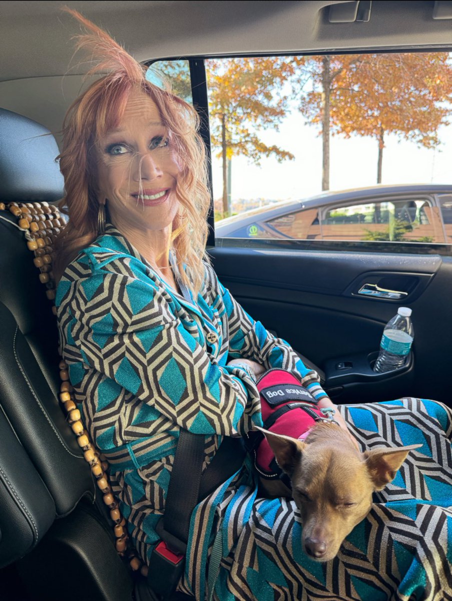 Here I am looking totally normal and keeping it together after a long day of Press for my big show at Carnegie Hall this Saturday night. Maggie the dog just vomited on me…WHAT???