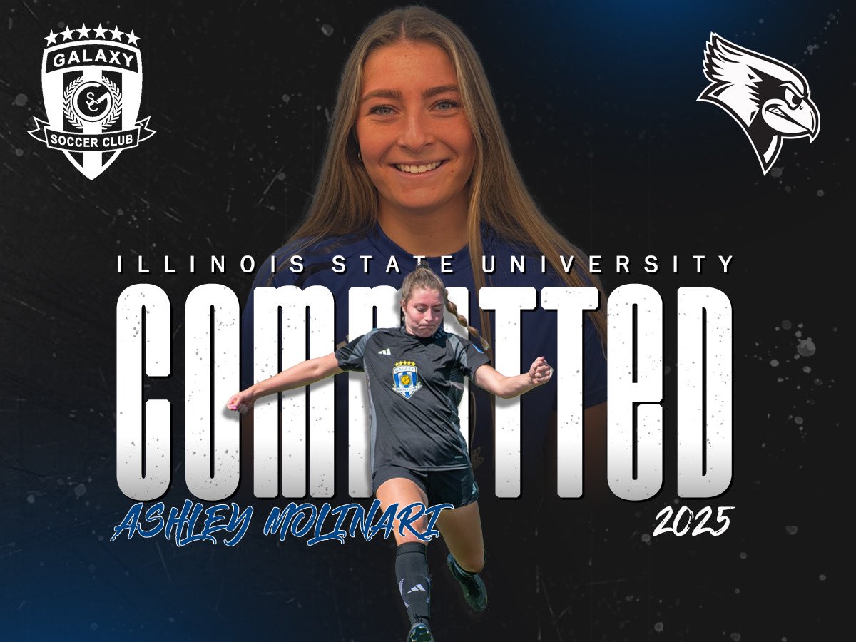 ✅𝐂𝐎𝐌𝐌𝐈𝐓𝐓𝐄𝐃 

Congratulations to Ashley Molinari on her verbal commitment to play soccer at Illinois State University. The Redbirds compete in the NCAA DI Missouri Valley Conference (MVC).

Galaxy looks forward to watching you continue your academic and soccer career at