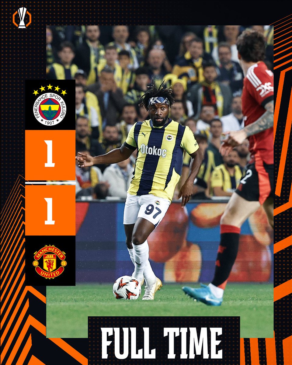 Maç sonucu: Fenerbahçe 1-1 Manchester United 

#UEL #FBvMUN