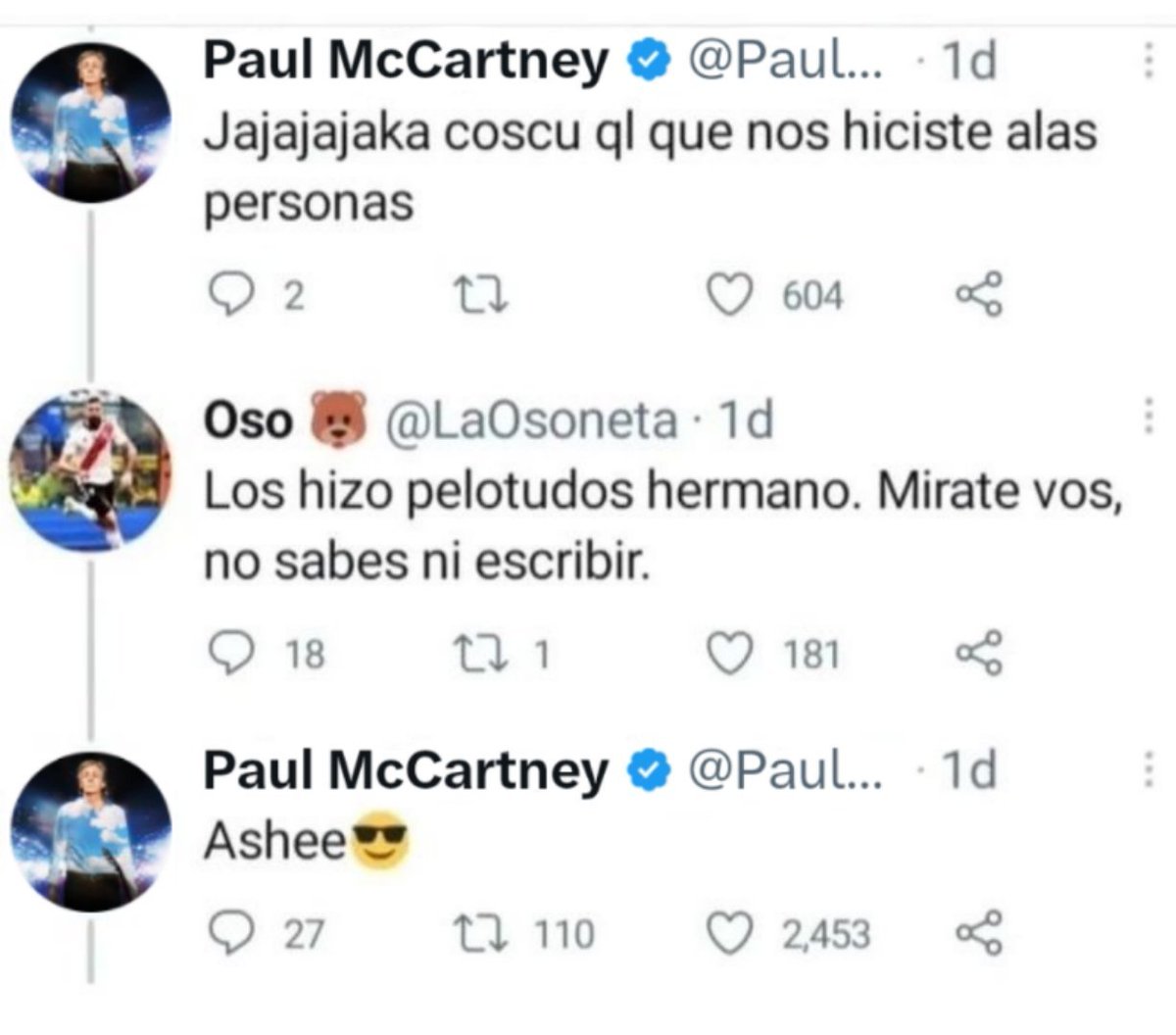 Esto me parecio excelente JAJA