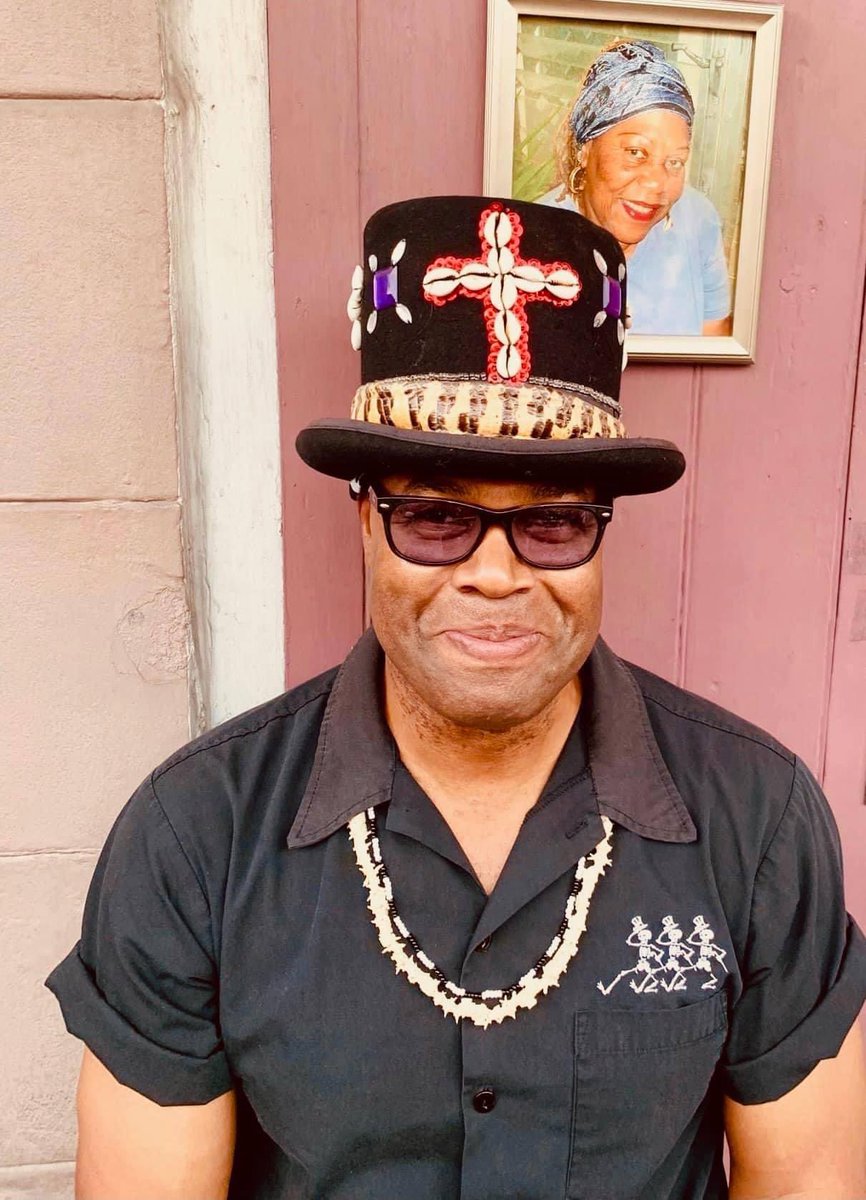 NOLAVOODOOFEST's tweet photo. Please join us at Voodoo Authentica for the 26th Annual Free VOODOOFEST on Thursday October 31st from 1-7 PM! 🎃

5:30 PM: Internationally renowned Local Musician &amp; Historian, Bruce Sunpie Barnes, shares Louisiana stories while performing some of his most popular songs. https://t.co/BaTB8jH13G