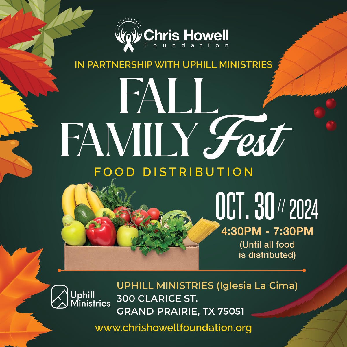 Chris Howell Foundation tweet media