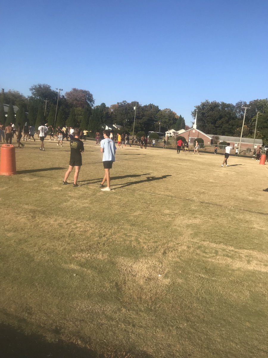 Hornets (8-1) enjoying the open week with some fun competition at Thursday practice. They’re still getting better. Lexington minus 9 rushing last week.
