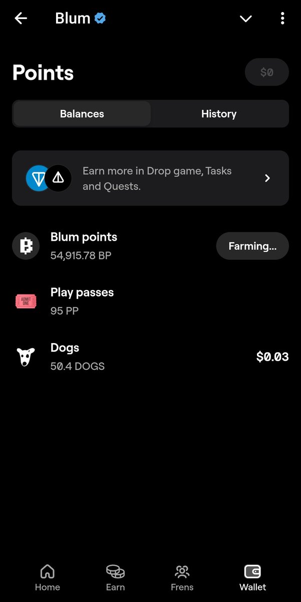 codeforpeace's tweet image. 50 dogs in Blum’s Dog Drop and the game&apos;s like, &apos;nah, that&apos;s enough.&apos; For a grand total of... $0.03. I’m basically rich in disappointment! 🐶💸
