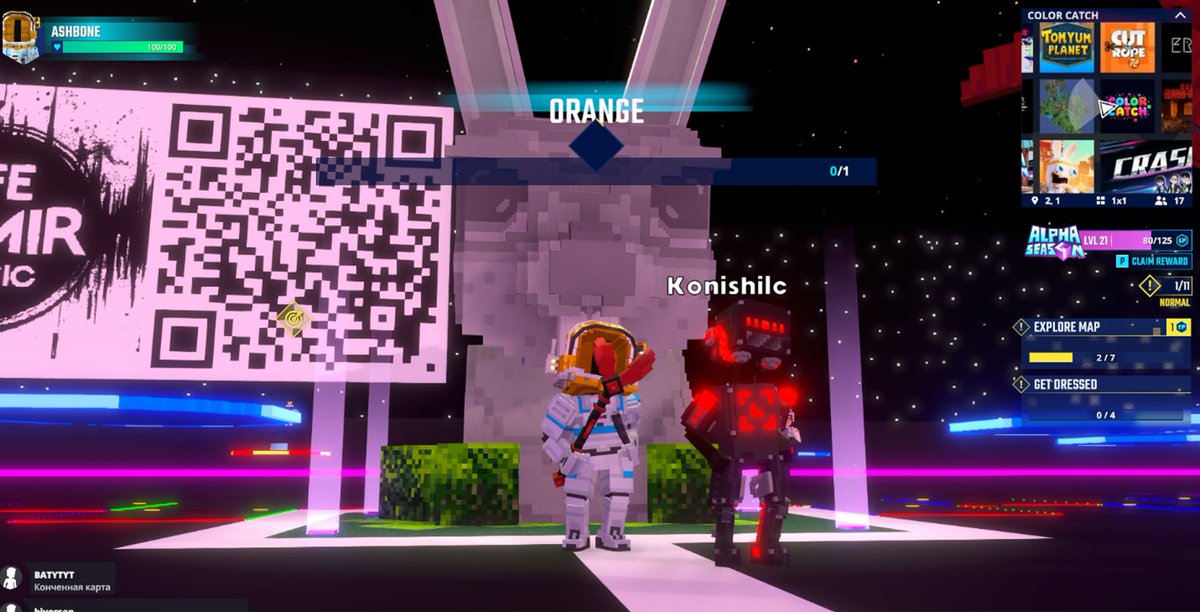 📸🐰 Snap! I just caught this Rabbit statue at the Color Catch experience <a href="/TheSandboxGame/">The Sandbox</a>. Have you seen it? Talk about larger-than-life art! 🤯 register-landings.sandbox.game/alphaseason4-s… #TheSandbox #AlphaSeason4 #AS4SocialChallenge