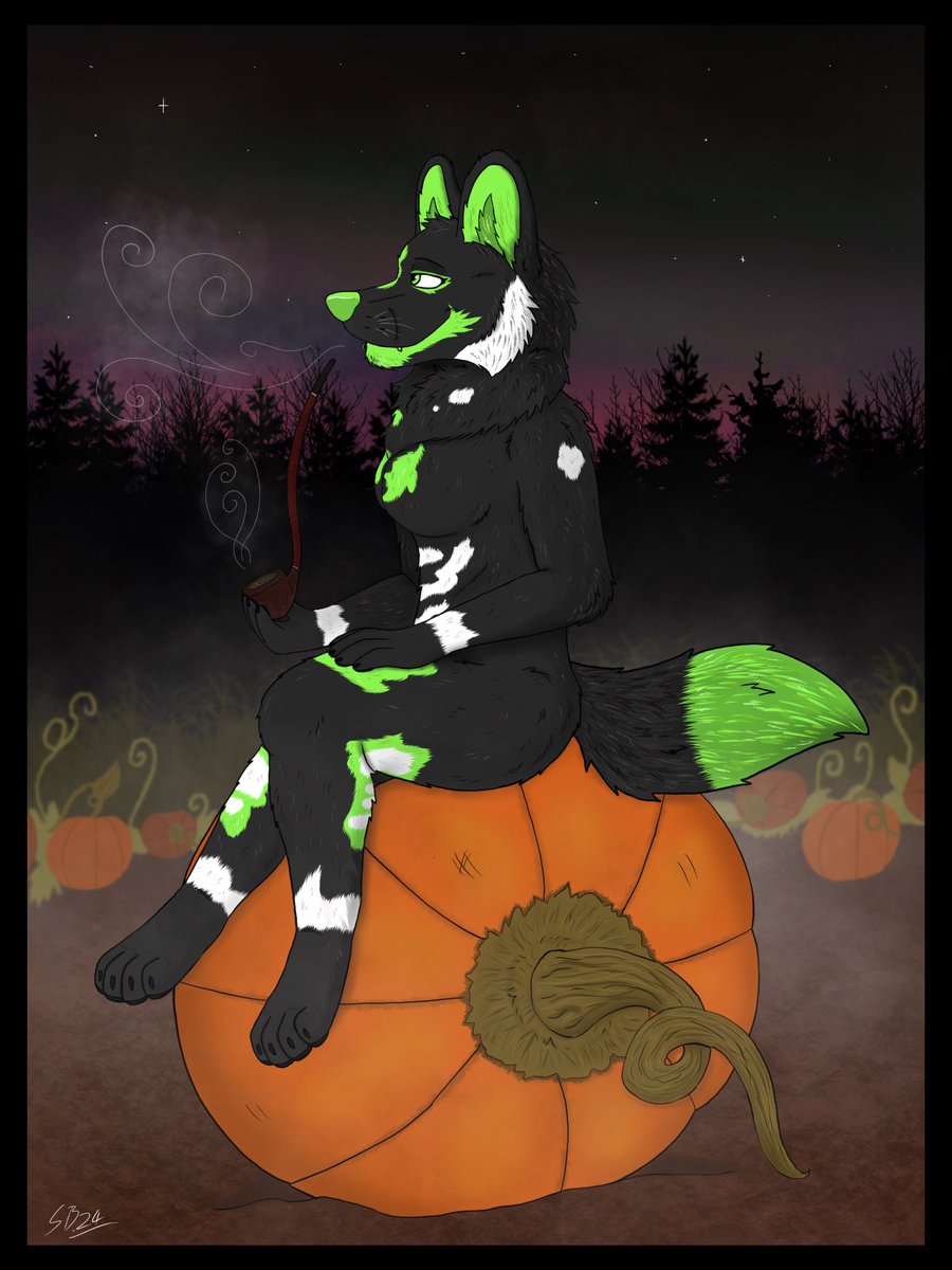 Tangle ✨🎃
Character: © <a href="/merrick_corvus/">𝓜𝓮𝓻𝓻𝓲𝓬𝓴</a> 
Art: © by myself <a href="/Doof_Fuchs/">Ostblock Fuchs🌲</a>
