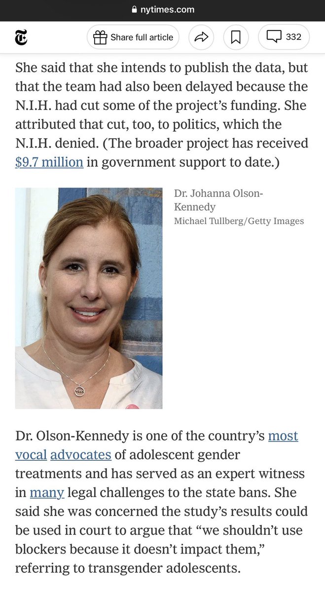 WOW: Dr. Fauci’s NIH paid $9.5M for researchers to conduct a study where they gave puberty blockers to children in an attempt to prove that it was healthy for kids to be “gender-transitioned”. 

The study completely backfired and showed the opposite—that it was dangerous and