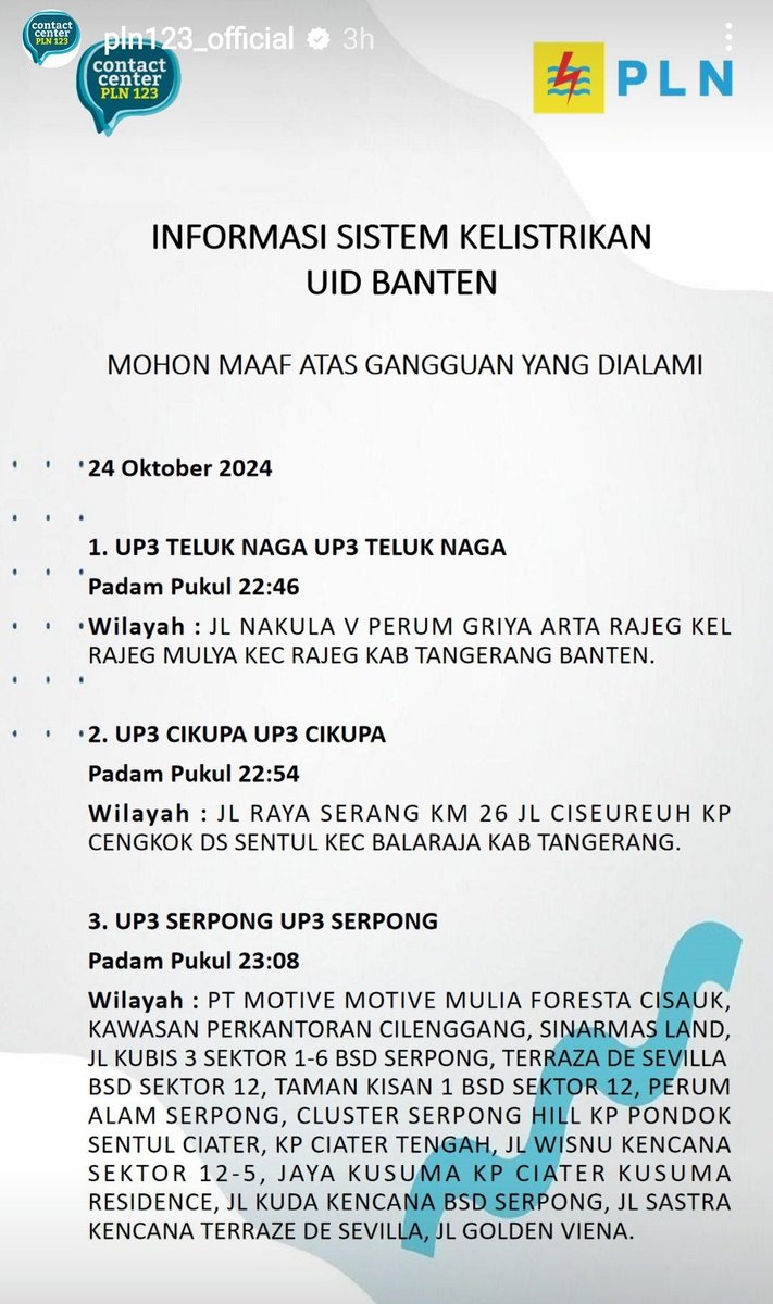 wojcah's tweet photo. @pln_123 @fibrianasofyan @pln_123 tolong berikan contoh gangguan jaringan yang dimaksud dan foto kegiatannya biar keliatan kalau memang sedang dikerjakan! https://t.co/cD2yx41FAr