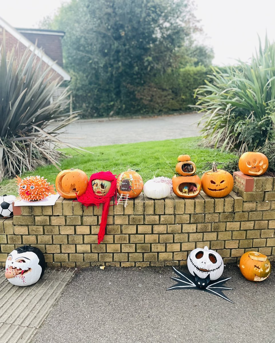 What another stunning set of pumpkins on display <a href="/IvyChimneys/">Ivy Chimneys Primary</a> <a href="/FOICs/">FoICS (Friends of Ivy Chimneys Primary School)</a> <a href="/IC_Office/">Ivy Chimneys Office</a> Such talented children we are fortunate to have at our school… 🎃💚