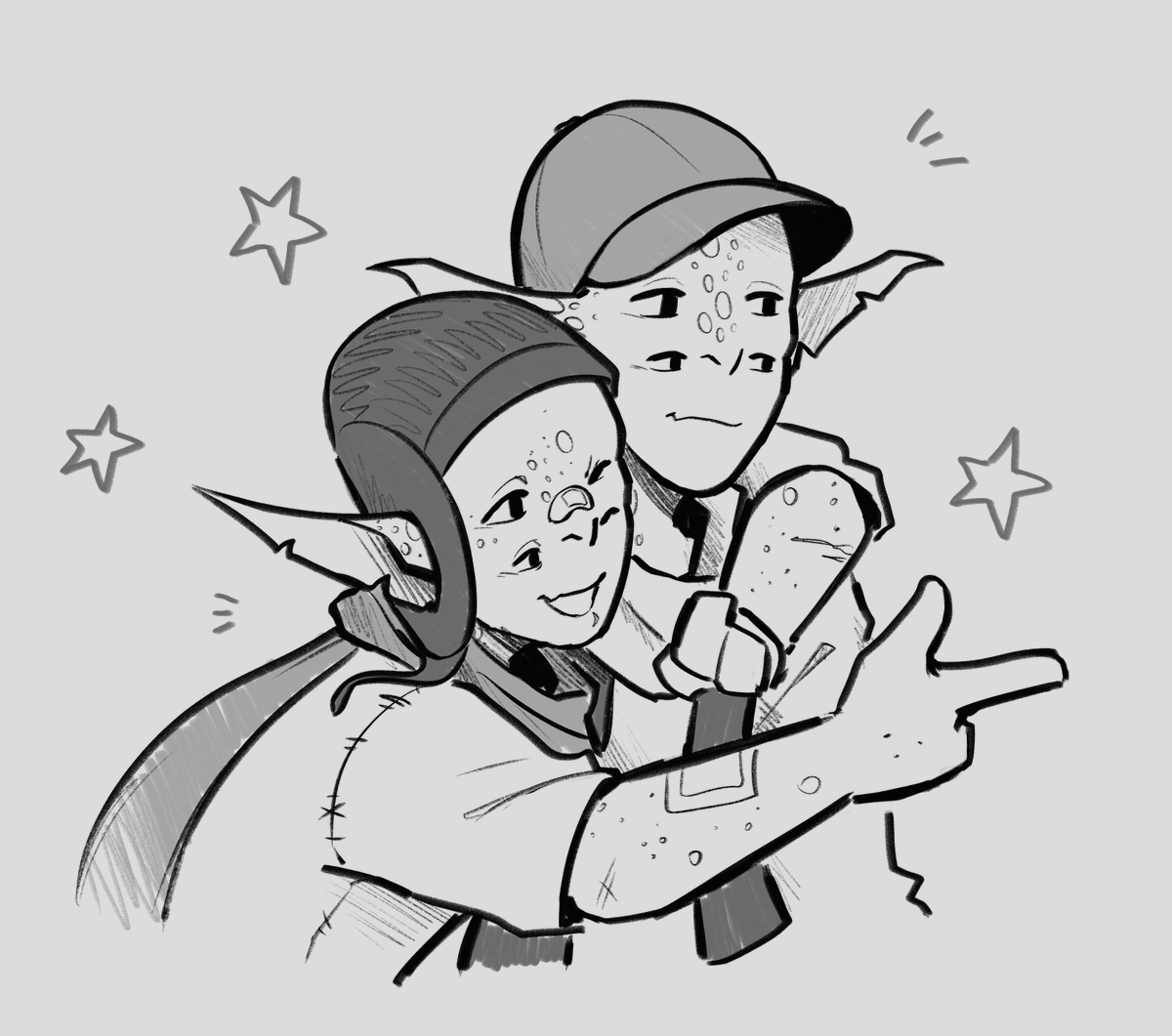 thrill_chasers's tweet photo. Day 53! ⭐ by @carolkinopf #outerwilds #outerwildsfanart https://t.co/h2bsfBuosL