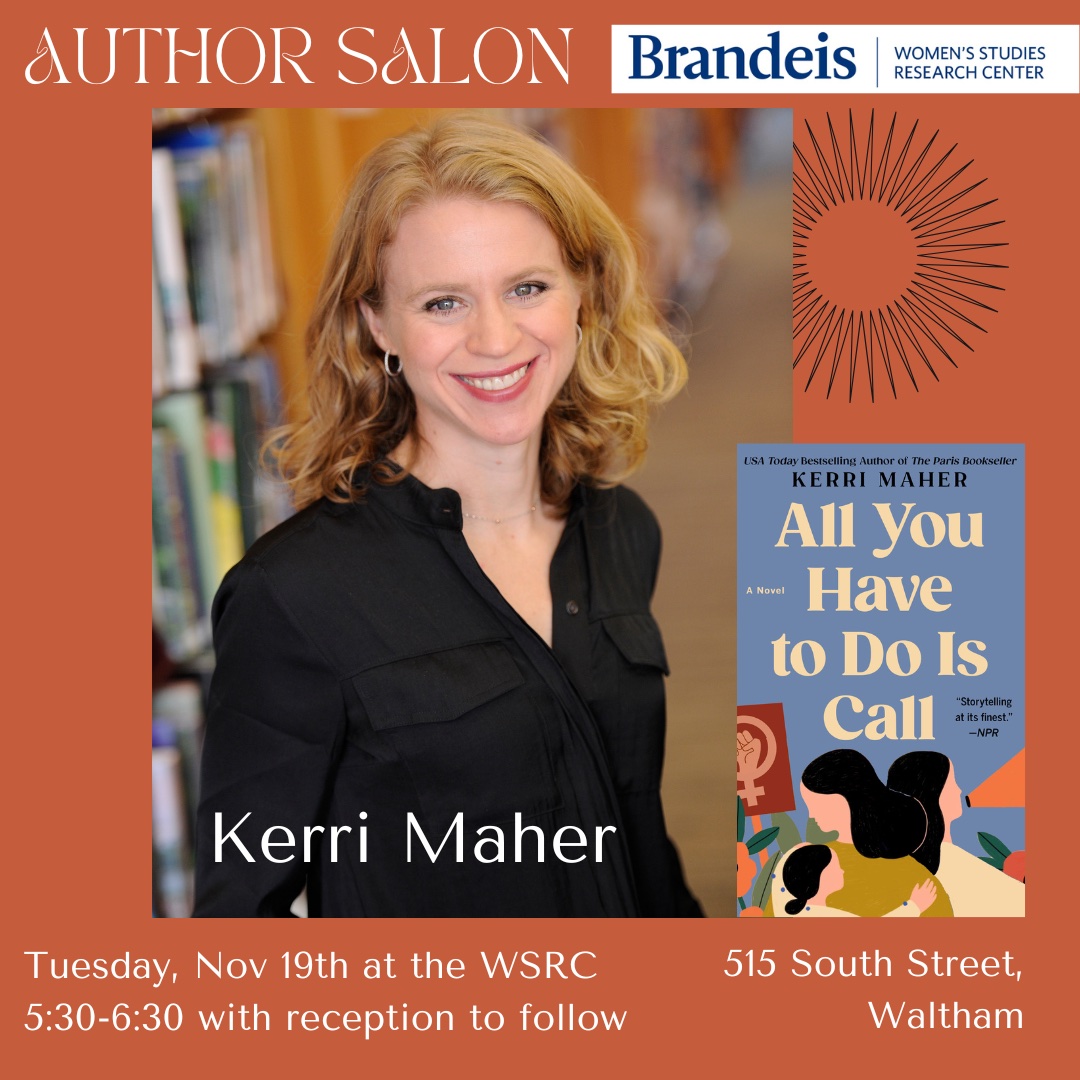 November author salon with <a href="/kerrimaherbooks/">Kerri Maher</a>! She'll discuss her most recent novel based on the true story of the #JaneCollective, an underground org that provided illegal abortion services in Chicago 1969-73. Register at bit.ly/KerriMaher. Reception to follow. <a href="/MassBook/">Mass Center for the Book</a>