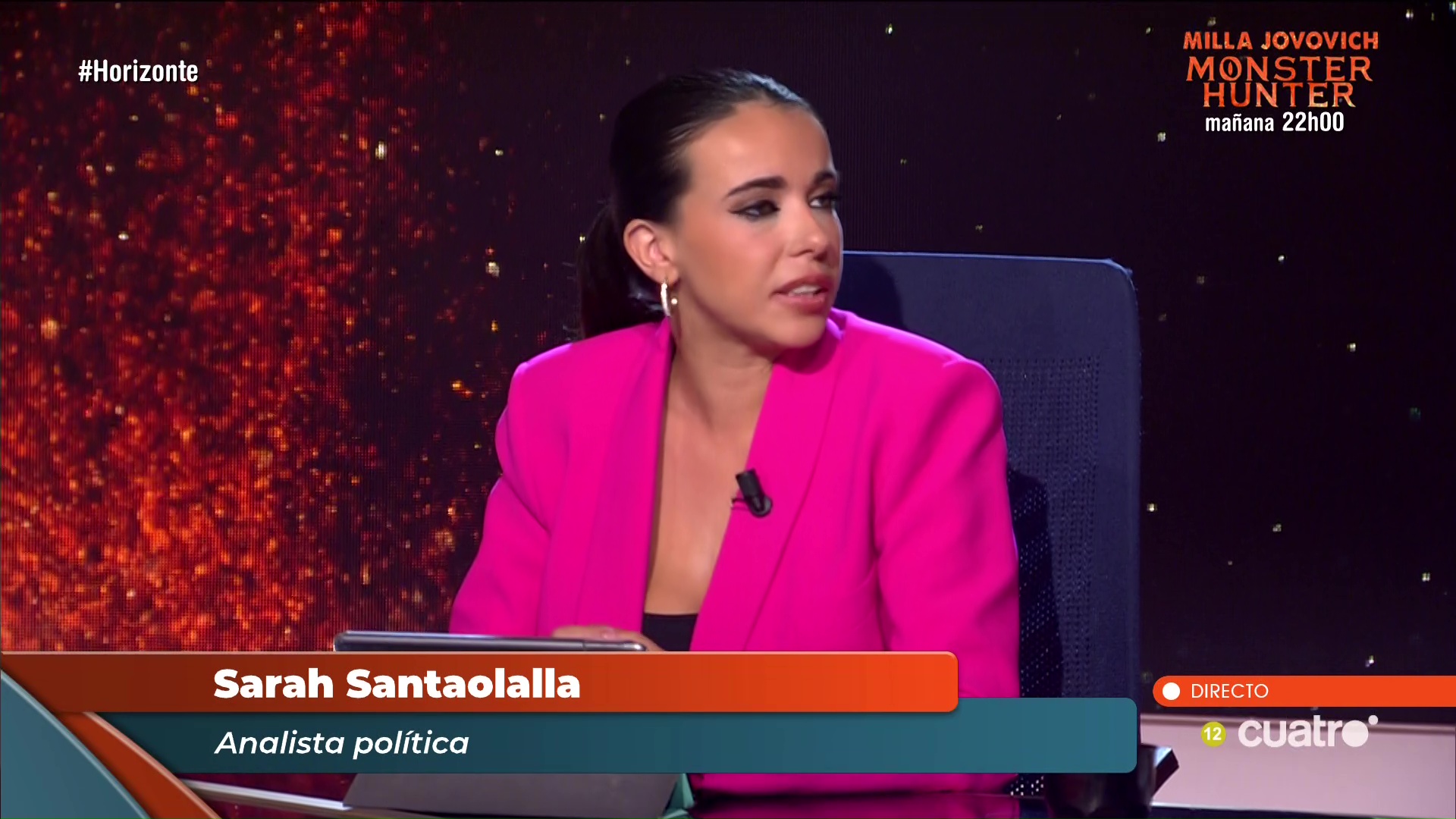 Iker Jiménez auf X: „Sarah Santaolalla @SarahPerezSanta Analista política  #Horizonte https://t.co/TkqmegYVUS“ / X