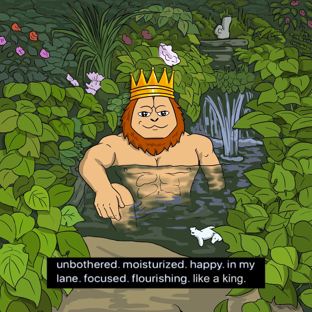 $King is the King of memes. It will be obvious in hindsight. We are relentless.