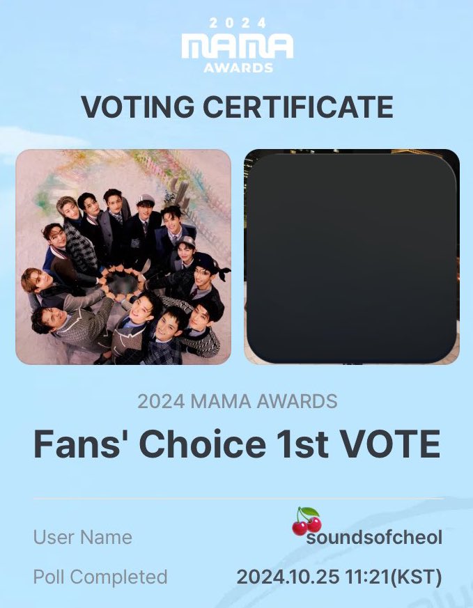 sounds_of_cheol's tweet photo. LAST DAY🚨

mama fans choice 🗳️ https://t.co/Mdp55WtIYe
inkigayo prevote 🗳️ https://t.co/RfhRmrma17

#2024MAMAVOTE #seventeen https://t.co/sOjyEK1dko