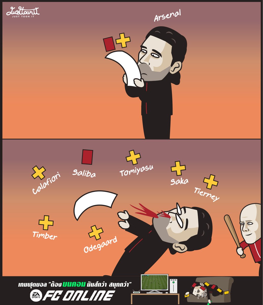 Justtoonit1's tweet photo. Arsenal before liverpool match
ความพร้อมของอาร์เซน่อลก่อนเจอหงส์ https://t.co/B7v7TaxUEi