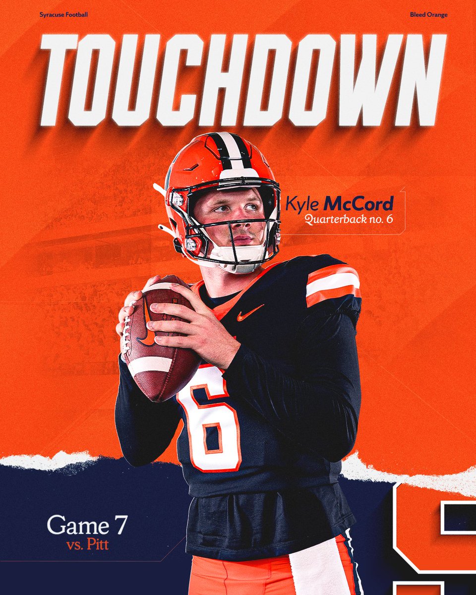 Kyle McCord puts the Orange on the board with a 1-yd TD run.