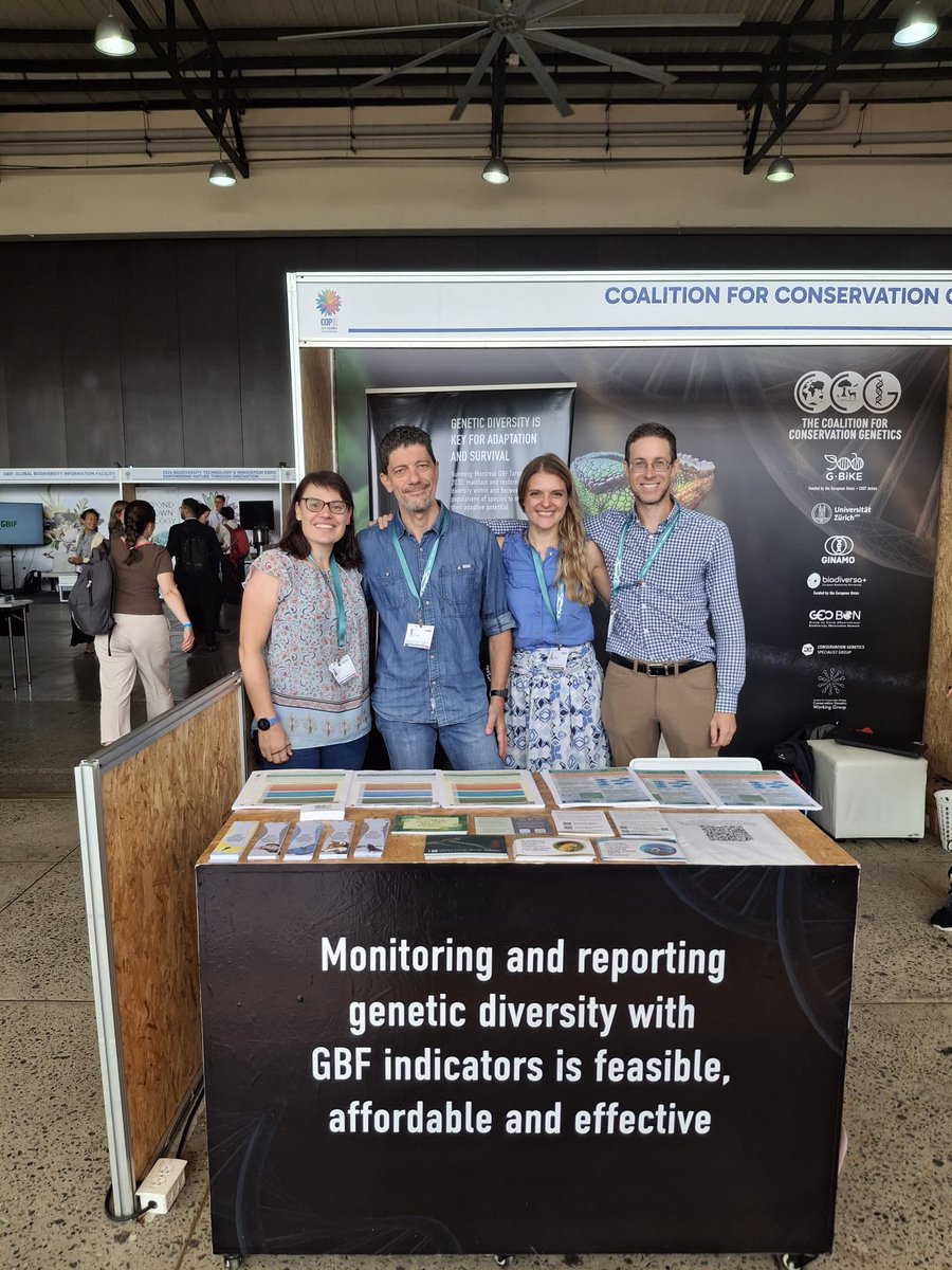 seanmhoban's tweet photo. Very busy and fantastic outreach by @CoalitionConGen @GEOBON_org @gbike_cost @SCBConGen @congenetics at COP16! https://t.co/jgxbgTGZZ0