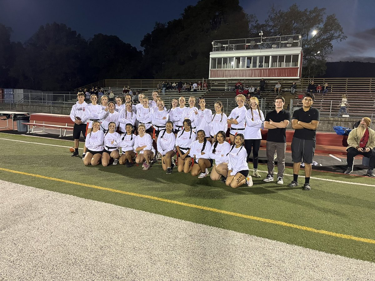 SHHSsaints's tweet photo. Powder Puff! Happening now! Lots of offense. https://t.co/oWlWtusoPw