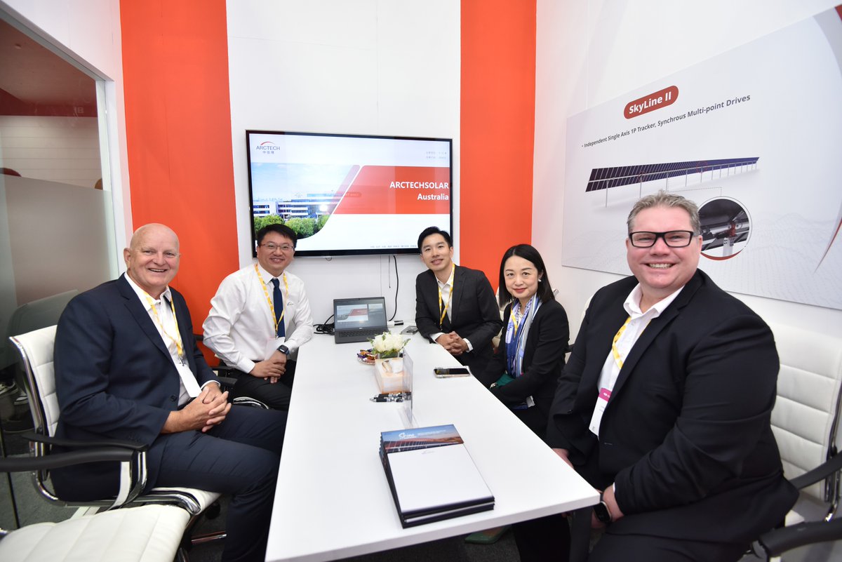 ArctechSolar's tweet image. #ArctechExhibitin The 2-day grand @AllEnergyAU 2024 has concluded, and Arctech&apos;s participation in this event has been fruitful and unforgettable.
This year, Arctech showcased #solartracking solutions and #energystorage systems #BESS
Stay tuned for a wonderful recap video!
#solar