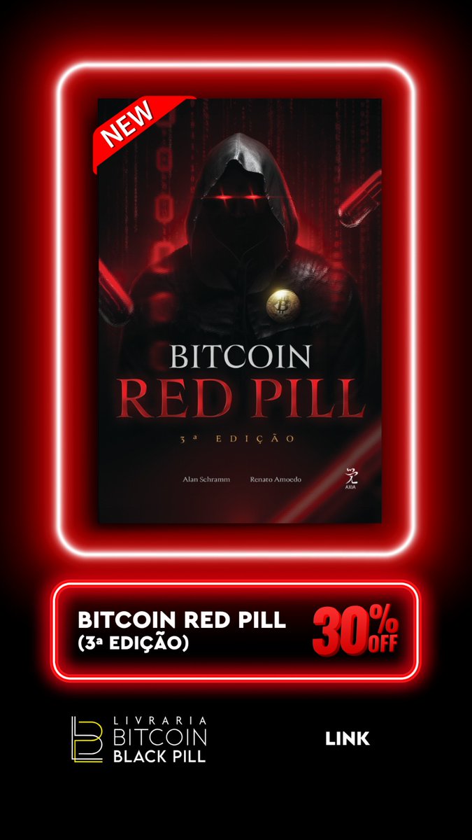 👇 Bitcoin Red Pill (3° edição) https://t.co/NggjqRxzCn